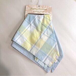 Tommy Bahama Plaid Pet Bandana Set of 2 NWT